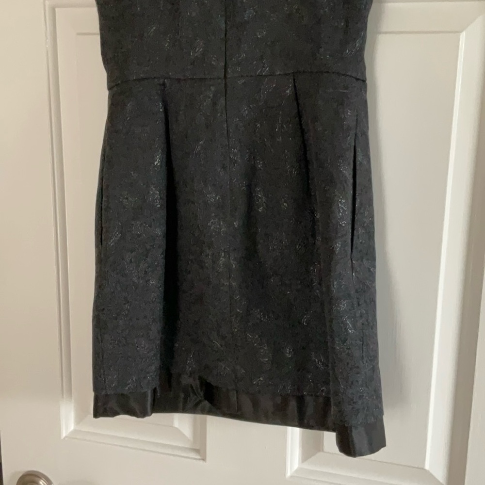 BCBG Paris Black Mini Dress Spaghetti Strap or Strapless - Picture 5 of 9